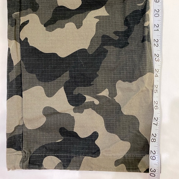 686 Cruiser Gray Camo Cotton Ripstop Wide Leg Tech Pants SZ L - Picture 9 of 10